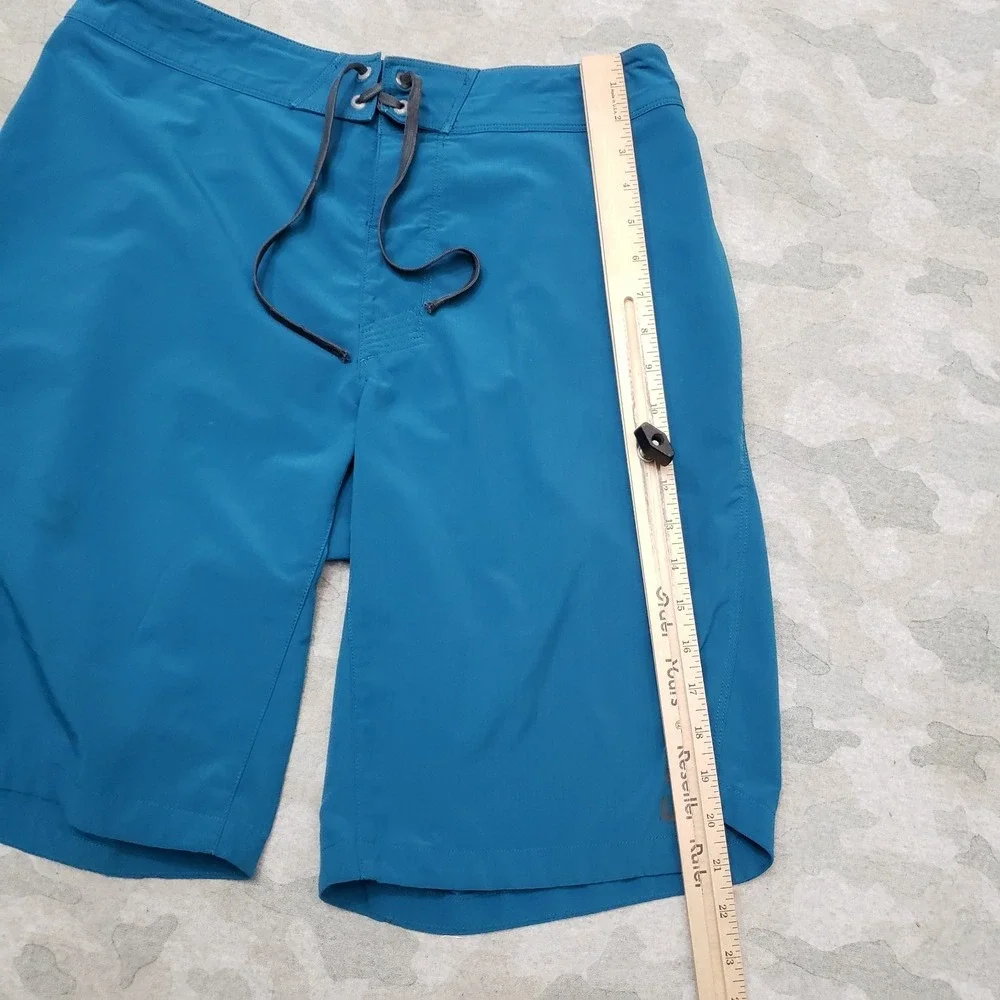 5.11 Tactical Trunk Shorts Mens 31‎ Blue Drawstring Rip Stop